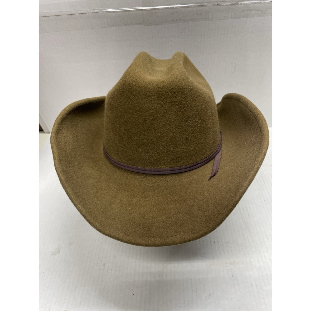 Seratelli Brown Western Cowboy Hat Great Condition Fits Like 7 3/4